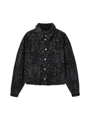 Obrázek produktu Džínová bunda AllSaints meírovaná černá
