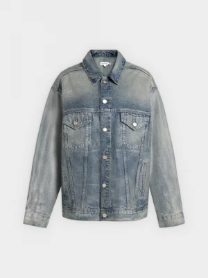 Obrázek produktu Džínová bunda Good American šedomodrý denim