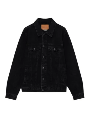 Obrázek produktu Džínová bunda PULL&BEAR černý denim