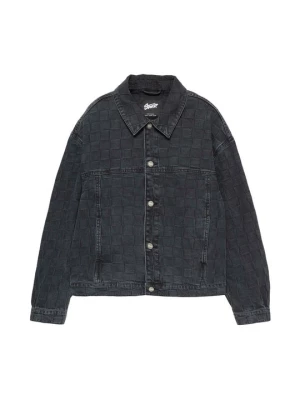 Obrázek produktu Džínová bunda PULL&BEAR tmavě šedá