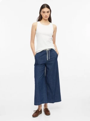 Obrázek produktu Džínová kalhotová sukně / Regular Fit / High Rise / Extra Wide Leg / 100 % bavlna s.Oliver modrá