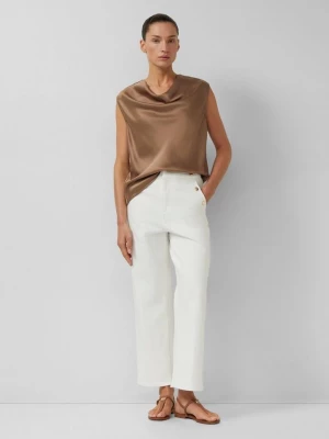 Obrázek produktu Džínová kalhotová sukně Suri / Regular Fit / High Rise / Wide Leg s.Oliver krémová
