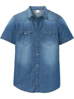 Obrázek produktu Džínová košile Slim Fit, krátký rukáv, z čisté organické bavlny BonPrix
