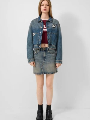 Obrázek produktu Džínová sukně s výšivkou | QS x Von Dutch modrá