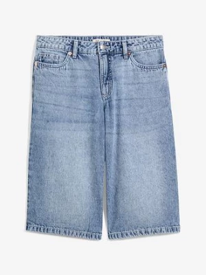 Obrázek produktu Džínové bermudy Mid Waist, Low Stretch BonPrix