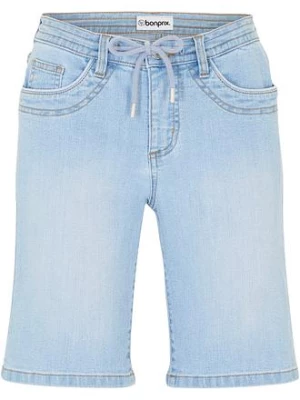 Obrázek produktu Džínové bermudy Slim Fit Mid Waist BonPrix