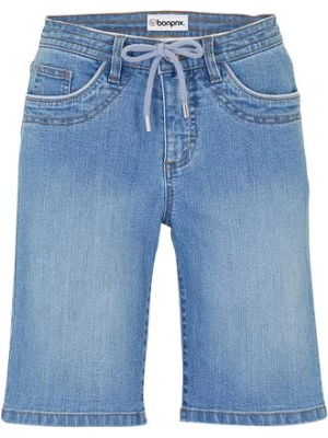 Obrázek produktu Džínové bermudy Slim Fit Mid Waist BonPrix