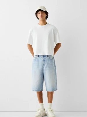 Obrázek produktu Džínové kraťasy Bershka modrý denim