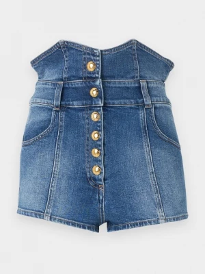 Obrázek produktu Džínové kraťasy Elisabetta Franchi modrý denim