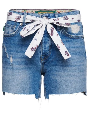 Obrázek produktu Džínové kraťasy Superdry skvrnitě tmavě modrá