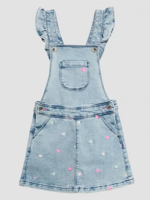 Obrázek produktu Džínové šaty pinafore s výšivkou s.Oliver modrá