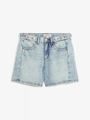 Obrázek produktu Džínové šortky, Mid Waist, nízký podíl streče BonPrix