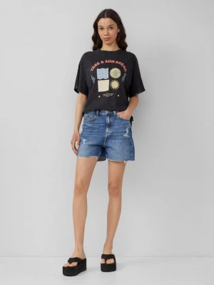 Obrázek produktu Džínové šortky se střihem Mom / Relaxed Fit / High Rise QS modrá