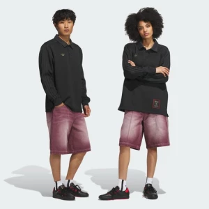 Obrázek produktu DŽÍNOVÉ ŠORTKY SKATEBOARDING x TYSHAWN WASHED Adidas vínová