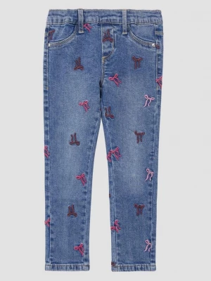 Obrázek produktu Džínové tregíny / skinny fit / mid rise / skinny leg / s výšivkou s.Oliver modrá