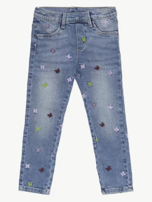 Obrázek produktu Džínové tregíny / skinny fit / mid rise / skinny leg / s výšivkou s.Oliver modrá