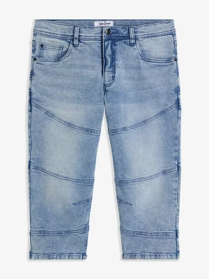 Obrázek produktu Dżinsy 3 / 4 ze stretchem regular fit straight BonPrix niebieski