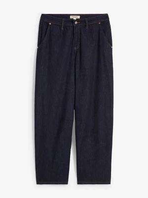 Obrázek produktu Dżinsy Balloon mid waist, cropped BonPrix niebieski