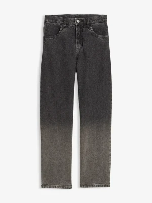 Obrázek produktu Dżinsy cieniowane, loose fit, straight BonPrix szary