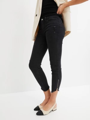 Obrázek produktu Dżinsy Skinny, mid waist ze stretchem BonPrix czarny