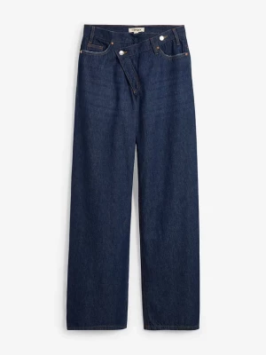 Obrázek produktu Dżinsy Wide Leg, mid waist, low stretch BonPrix niebieski