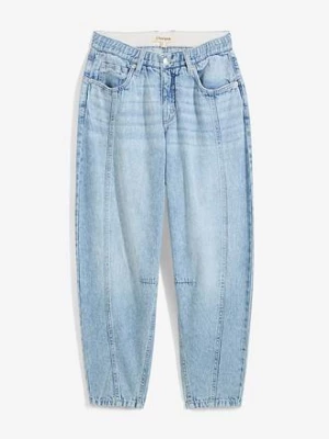 Obrázek produktu Džíny Barrel, Mid Waist, zkrácené BonPrix