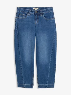 Obrázek produktu Džíny Barrel, Mid Waist, zkrácené BonPrix