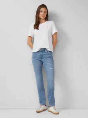 Obrázek produktu Džíny Betsy / slim fit / mid rise / slim leg / destroyed effect s.Oliver modrá