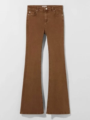 Obrázek produktu Džíny Bootcut Bershka hnědá