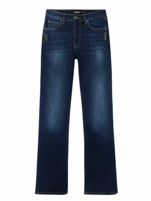 Obrázek produktu Džíny Bootcut Desigual tmavě modrá