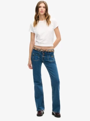 Obrázek produktu Džíny Bootcut Superdry tmavě modrá