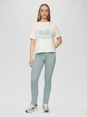 Obrázek produktu Džíny Catie / Slim Fit / Mid Rise / Slim Leg QS petrolejová