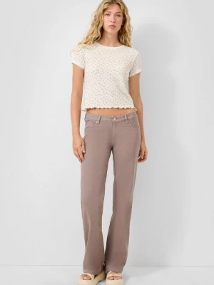 Obrázek produktu Džíny Catie / Slim Fit / Mid Rise / Wide Leg QS hnědá