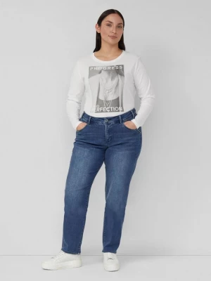 Obrázek produktu Džíny / Curvy Fit / Mid Rise / Slim Tapered Leg / cosy inside s.Oliver modrá