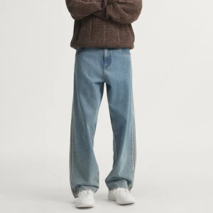 Obrázek produktu Džíny FIREBIRD ADICOLOR s rovným střihem a středním pasem Adidas Worn Blue Denim