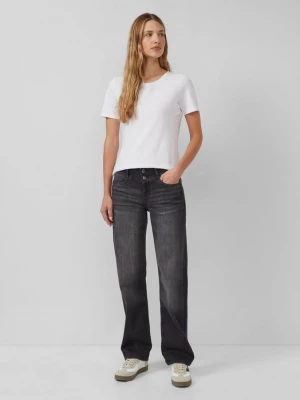 Obrázek produktu Džíny Karolin / regular fit / mid rise / straight leg / double waist look s.Oliver černá