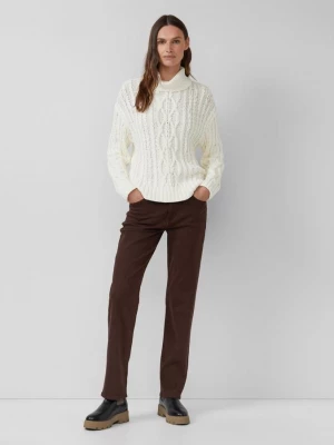 Obrázek produktu Džíny Karolin / Regular Fit / Mid Rise / Straight Leg s.Oliver hnědá