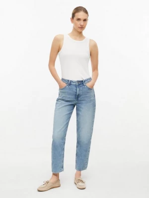 Obrázek produktu Džíny ke kotníkům Mom / Regular Fit / High Rise / Tapered Leg s.Oliver modrá