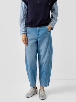 Obrázek produktu Džíny ke kotníkům / Relaxed Fit / High Rise / Barrel Leg s.Oliver modrá