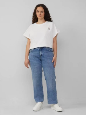 Obrázek produktu Džíny ke kotníkům / Slim Fit / Mid Rise / Straight Leg QS modrá