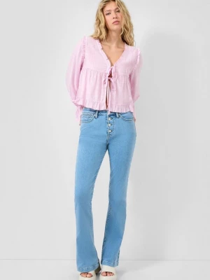 Obrázek produktu Džíny Reena / slim fit / vysoký střih / rozšířené nohavice QS modrá