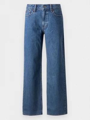 Obrázek produktu Džíny Relaxed Fit Abercrombie & Fitch tmavomodrý denim