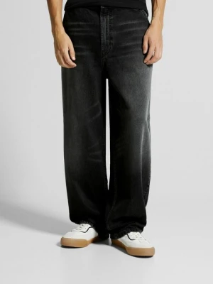 Obrázek produktu Džíny Relaxed Fit Bershka černá