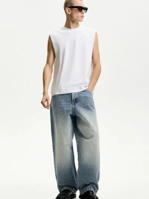 Obrázek produktu Džíny Relaxed Fit Bershka modrý denim