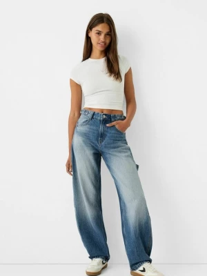 Obrázek produktu Džíny Relaxed Fit Bershka světlemodrý denim