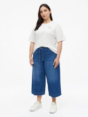 Obrázek produktu Džíny s volnějším střihem Relaxed Fit / Vysoký pas / Wide Leg / Široké nohavice / ve směsi se lnem s.Oliver modrá