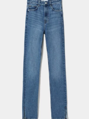 Obrázek produktu Džíny Slim Fit Bershka tmavě modrá