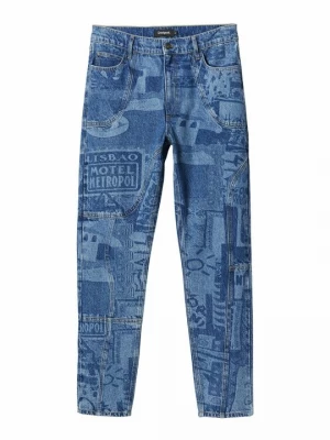 Obrázek produktu Džíny Slim Fit Desigual modrá