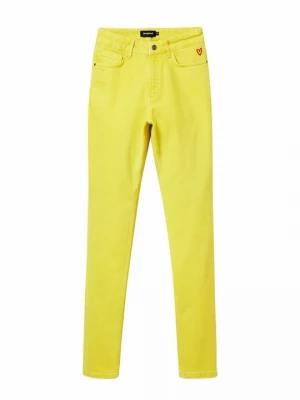 Obrázek produktu Džíny Slim Fit Desigual žlutá