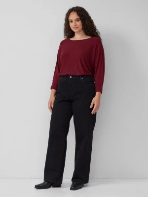 Obrázek produktu Džíny / Slim Fit / Mid Rise / Wide Leg / superstreč QS černá